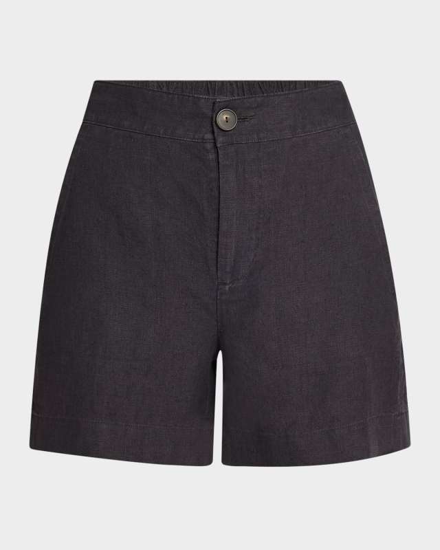 Mid-Rise Hemp Shorts